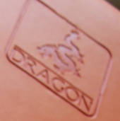 tłoczenie logo