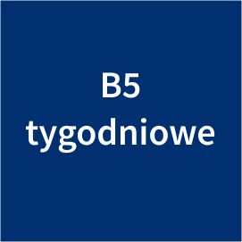 kalendarze B5 tygodniowe z logo